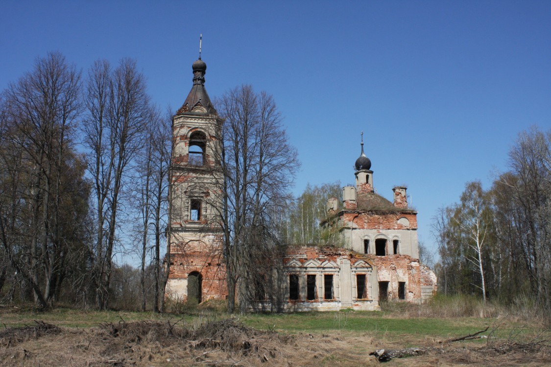 Церковь Троицы Живоначальной, Запажье (Жуковский район, Калужская область). фасады