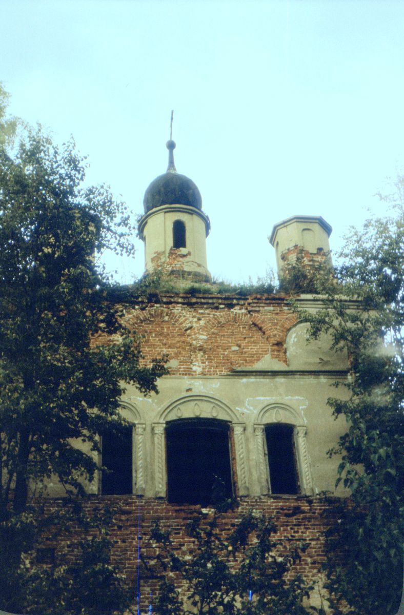документальные фотографии. Церковь Троицы Живоначальной, Запажье (Жуковский район, Калужская область)
