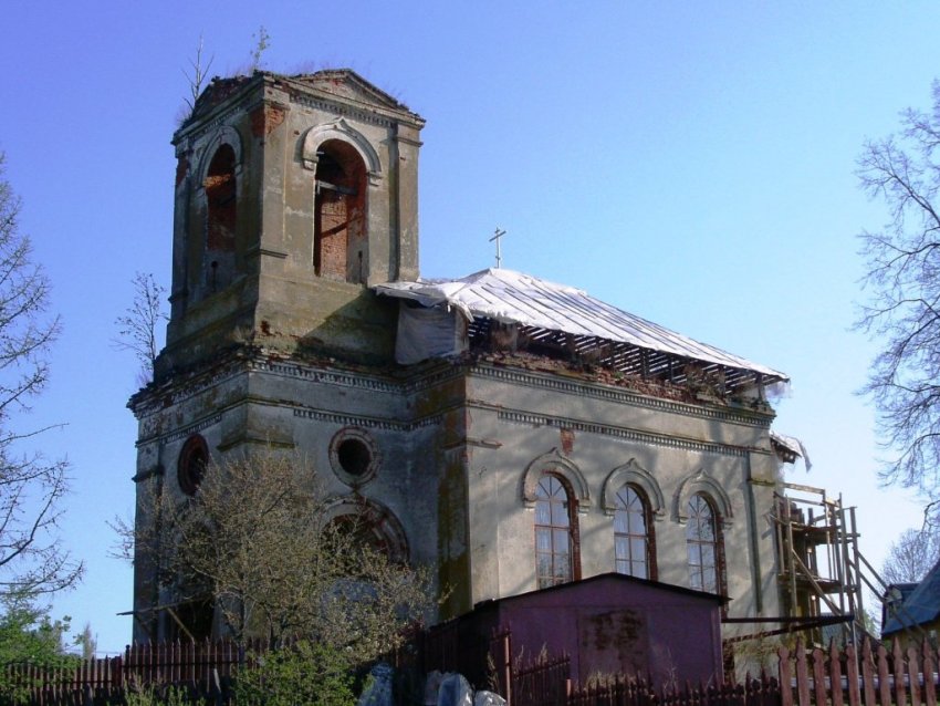 Церковь Николая Чудотворца, Поречье (Малоярославецкий район, Калужская область). дополнительная информация, вид с юго-запада