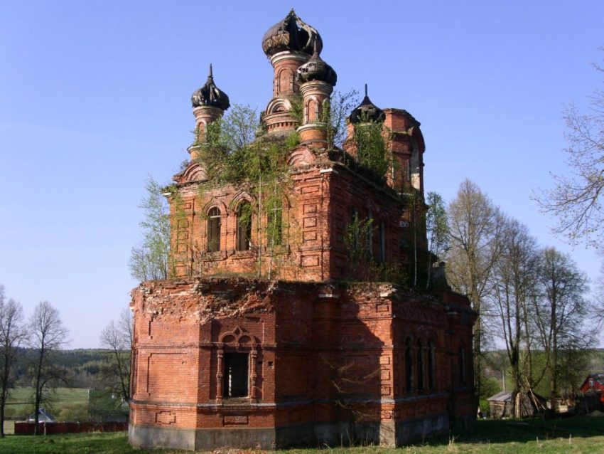 Поречье. Церковь Николая Чудотворца. фасады, вид с востока