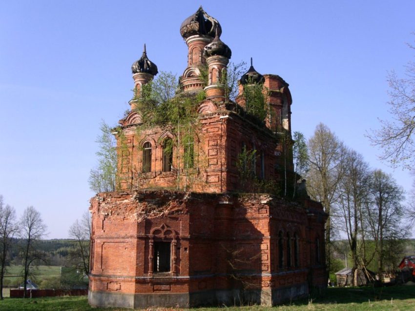 Церковь Николая Чудотворца, Поречье (Малоярославецкий район, Калужская область). фасады, вид с востока