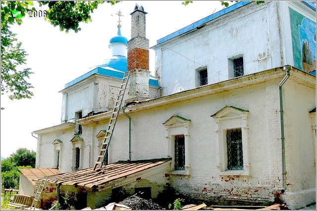 Давыдовское. Церковь Покрова Пресвятой Богородицы. фасады, Южный фасад