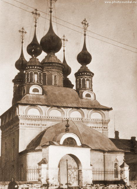 Церковь Лазаря Четверодневного, Суздаль (Суздальский район, Владимирская область). архивная фотография, Фото с сайта photosuzdal.ru  Фото начала 20-го века.