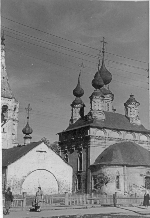 Суздаль. Церковь Лазаря Четверодневного. архивная фотография, Частная коллекция. Фото 1954 г.