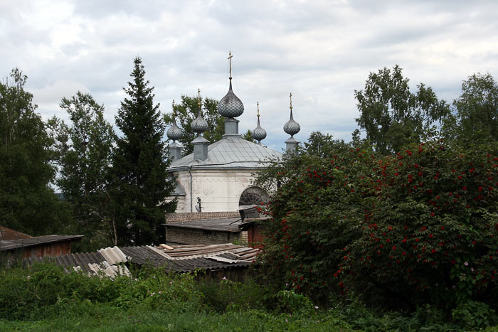 Церковь Покрова Пресвятой Богородицы, Сусанино (Сусанинский район, Костромская область). общий вид в ландшафте
