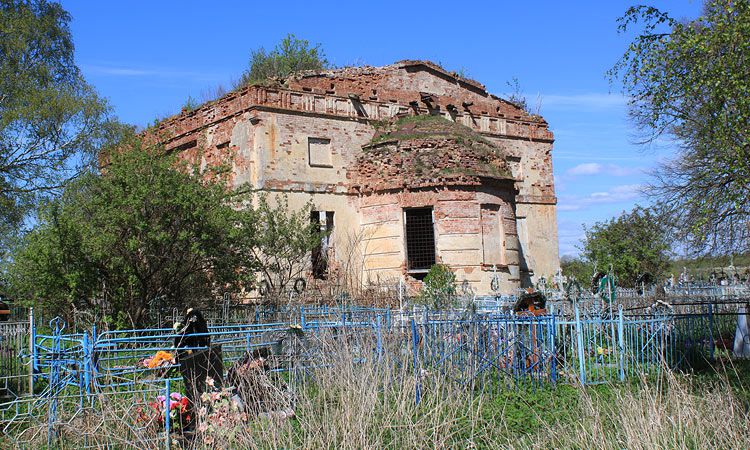 Церковь Успения Пресвятой Богородицы, Невское (бывший Свинорд) (Солецкий район, Новгородская область). общий вид в ландшафте
