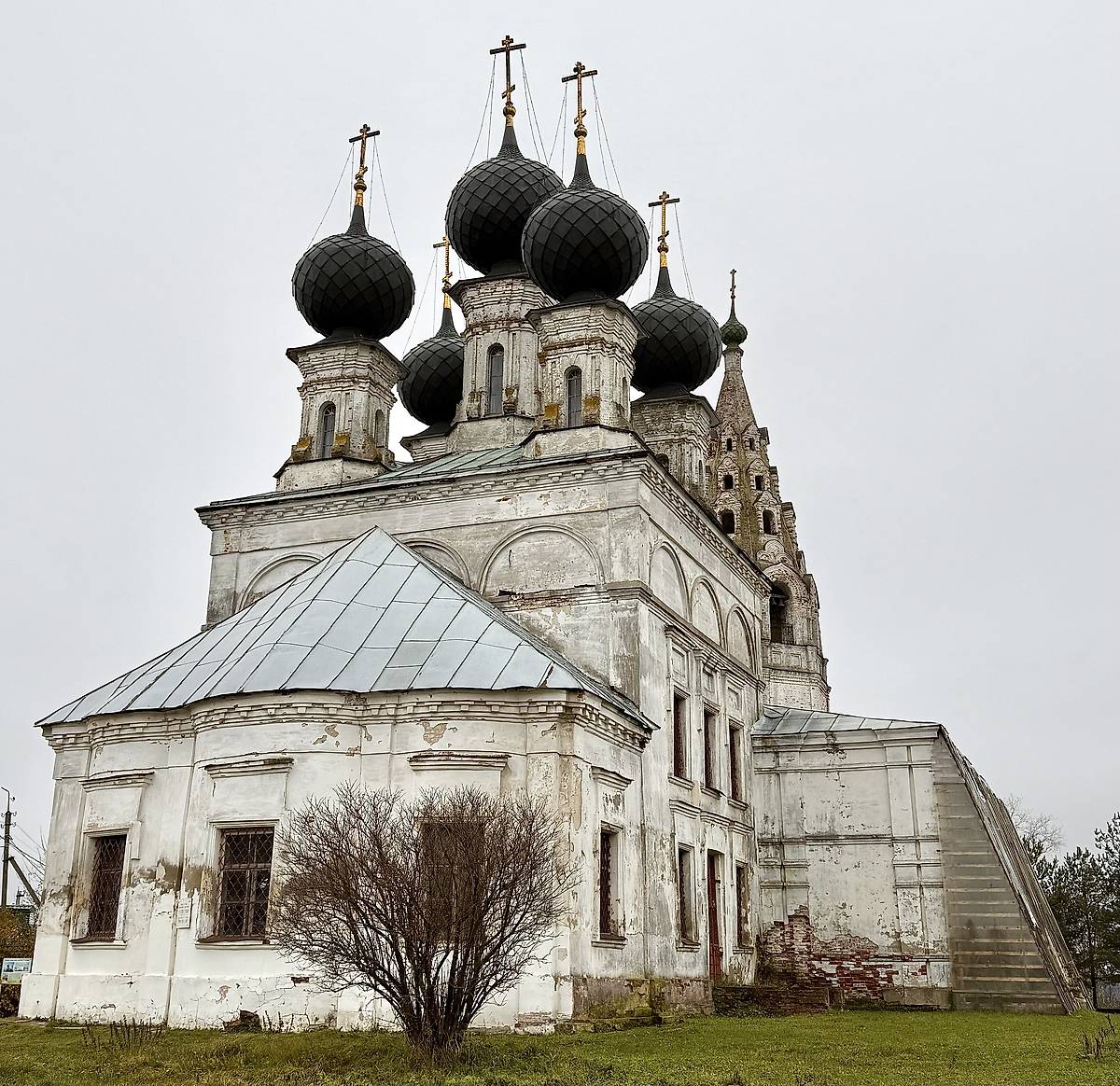 Восточный фасад, фасады. Церковь Воскресения Христова, Сусанино (Сусанинский район, Костромская область)
