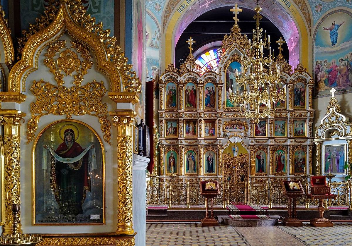 интерьер и убранство. Кафедральный собор Вознесения Господня, Изюм (Изюмский район, Украина, Харьковская область)