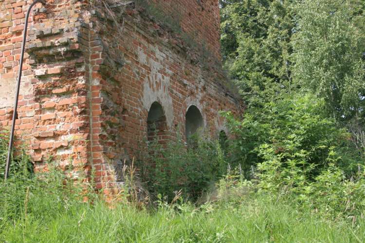 Церковь Космы и Дамиана, Клетино (Мещовский район, Калужская область). архитектурные детали, Вид с востока