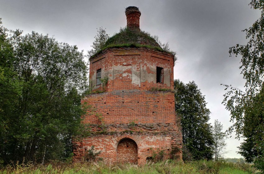 Клетино. Церковь Космы и Дамиана. фасады