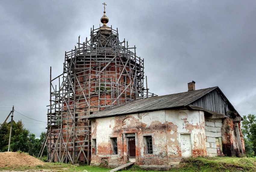 Церковь Николая Чудотворца, Серпейск (Мещовский район, Калужская область). документальные фотографии