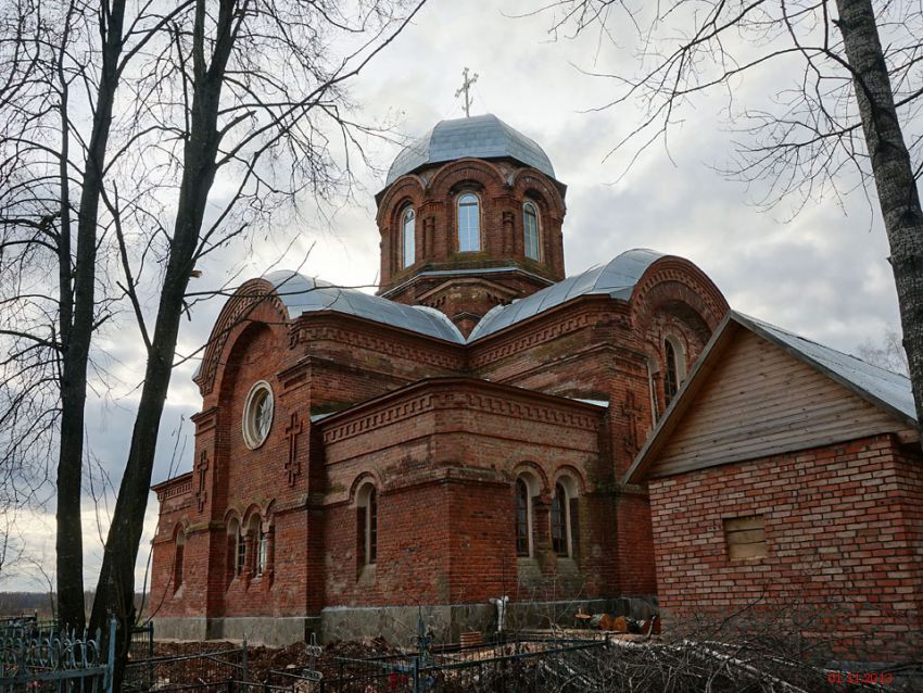 Никитино. Церковь Николая Чудотворца. фасады