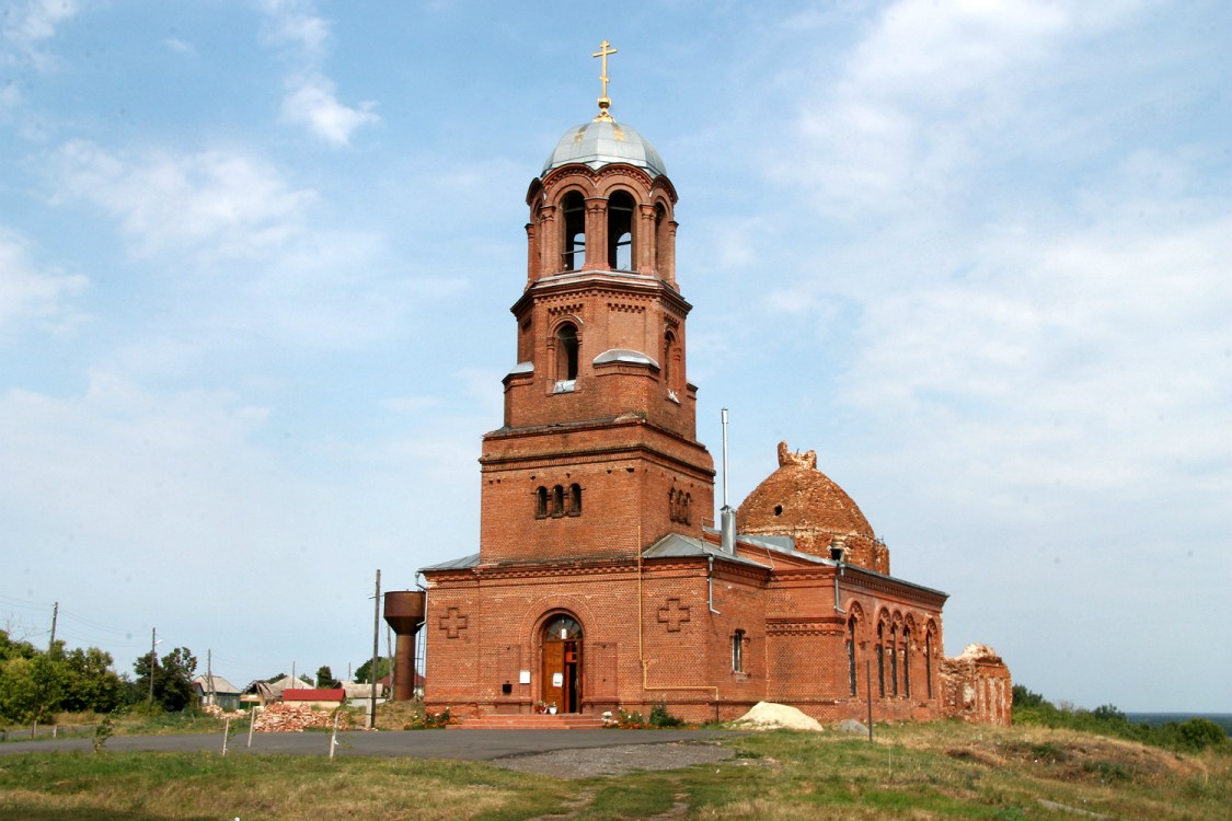 Бобров. Церковь Покрова Пресвятой Богородицы. фасады