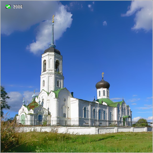 Старые Котлицы. Церковь Николая Чудотворца. фасады, Вид с юго-запада