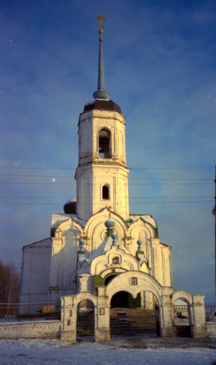 Старые Котлицы. Церковь Николая Чудотворца. фасады, западный фасад