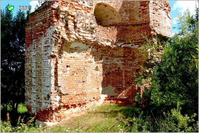Церковь Николая Чудотворца, Курково (Замотринский Погост) (Селивановский район, Владимирская область). архитектурные детали, Нижний ярус колокольни