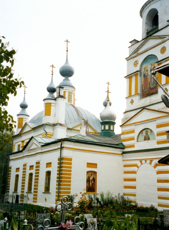 Нагуево. Церковь Покрова Пресвятой Богородицы. фасады, трапезная.северо-западный фасад.