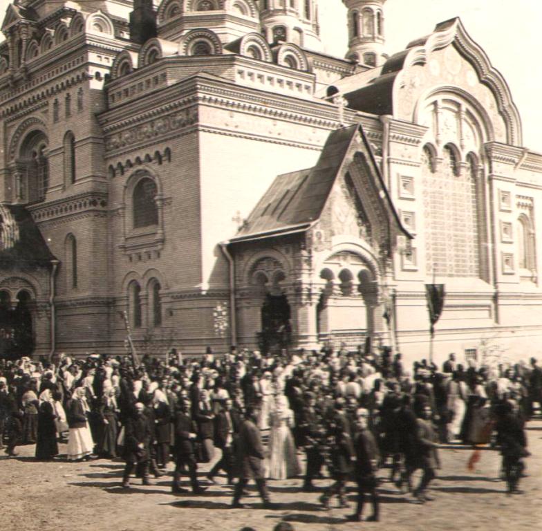 Церковь Спаса Нерукотворного Образа, Кукобой (Первомайский район, Ярославская область). архивная фотография, В день освящения собора