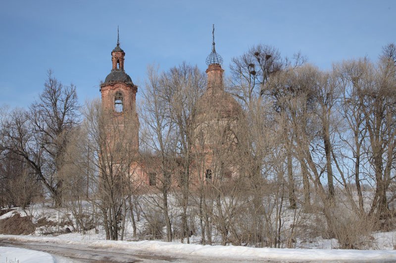 Церковь Благовещения Пресвятой Богородицы, Хохлово (Мещовский район, Калужская область). фасады