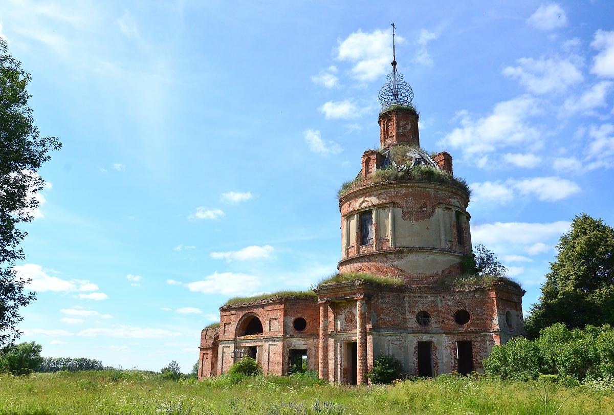 фасады. Церковь Николая Чудотворца, Растворово (Мещовский район, Калужская область)