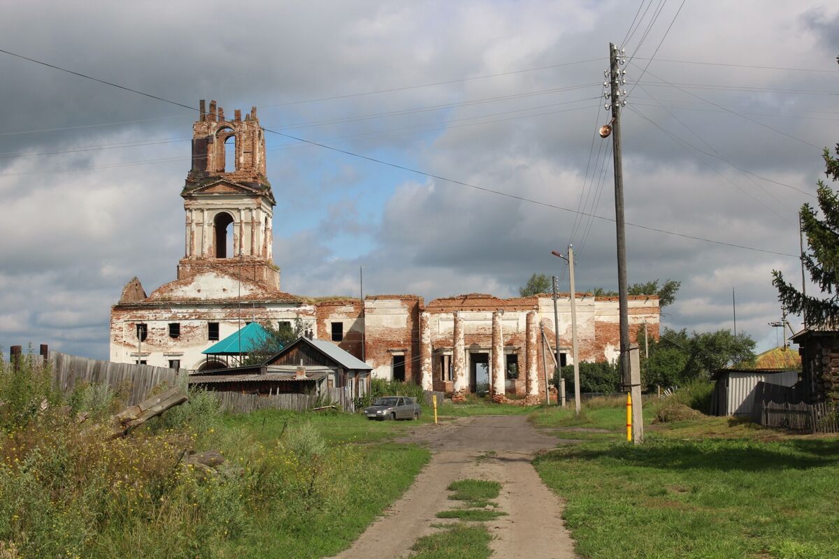 Церковь Сретения Господня, Окуневское (Каргапольский район, Курганская область). фасады
