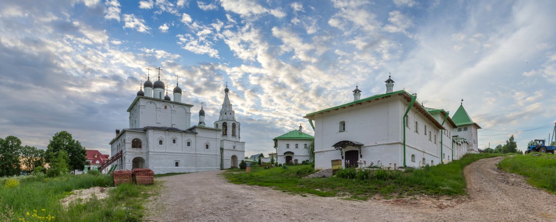 Анастасово. Богородице-Рождественский Анастасов монастырь. фасады, Панорама с юга