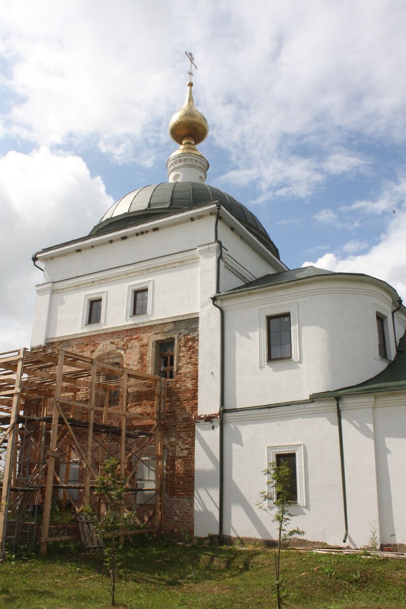 Георгиевский монастырь. Церковь Георгия Победоносца, Искра (Мещовский район, Калужская область). фасады