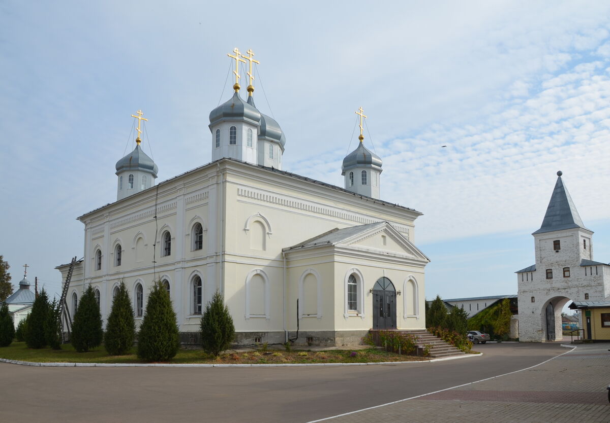 Георгиевский монастырь. Собор Петра и Павла, Искра (Мещовский район, Калужская область). фасады