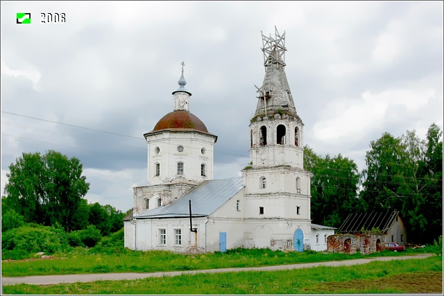 Ельцы. Церковь Покрова Пресвятой Богородицы. дополнительная информация, Вид с северо-запада