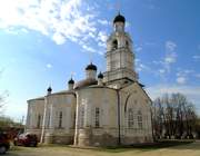 Киржач. Благовещенский женский монастырь. Церковь Всех Святых с колокольней Киржач. Благовещенский женский монастырь. Церковь Всех Святых с колокольней