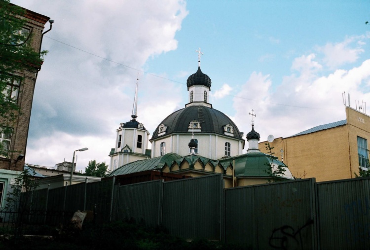 Церковь Симеона Верхотурского (новая), Уфа (Уфа, город, Республика Башкортостан). общий вид в ландшафте