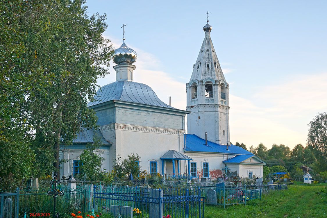 Воронцово. Церковь Благовещения Пресвятой Богородицы. фасады