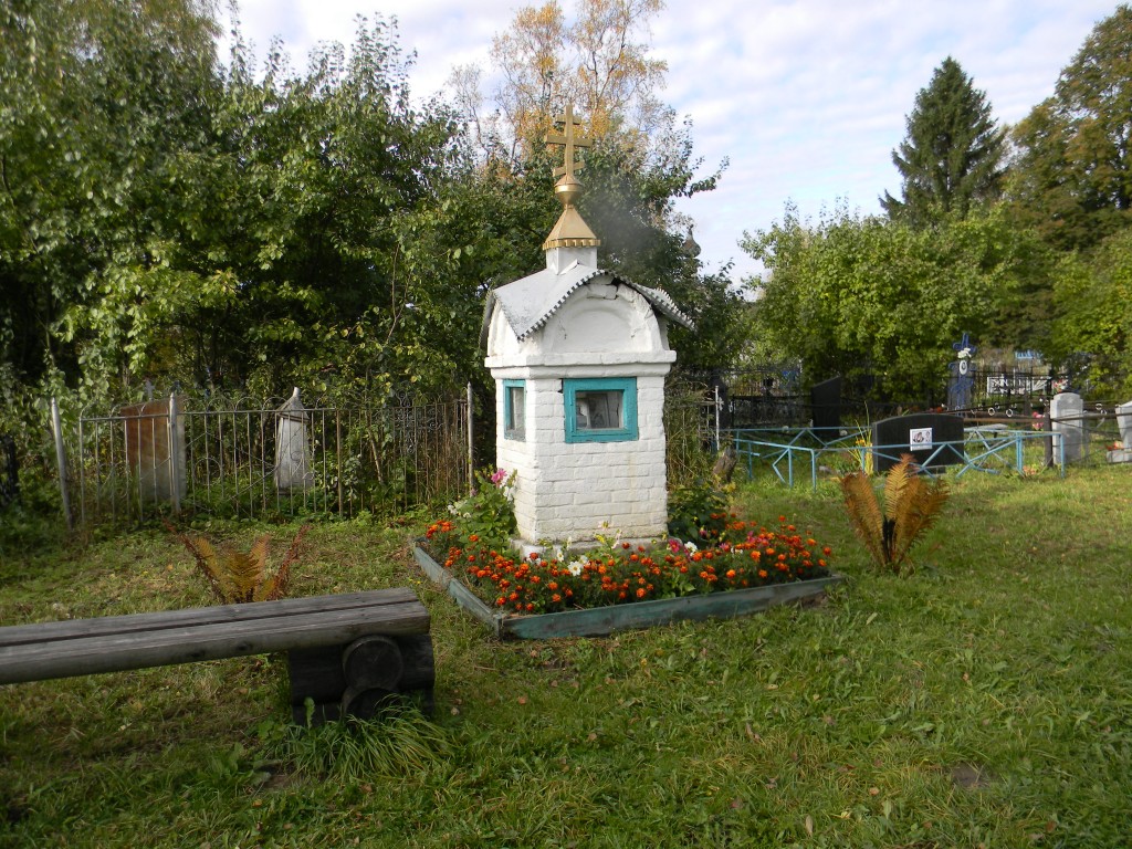 Неизвестная часовня, Воронцово (Пучежский район, Ивановская область). общий вид в ландшафте