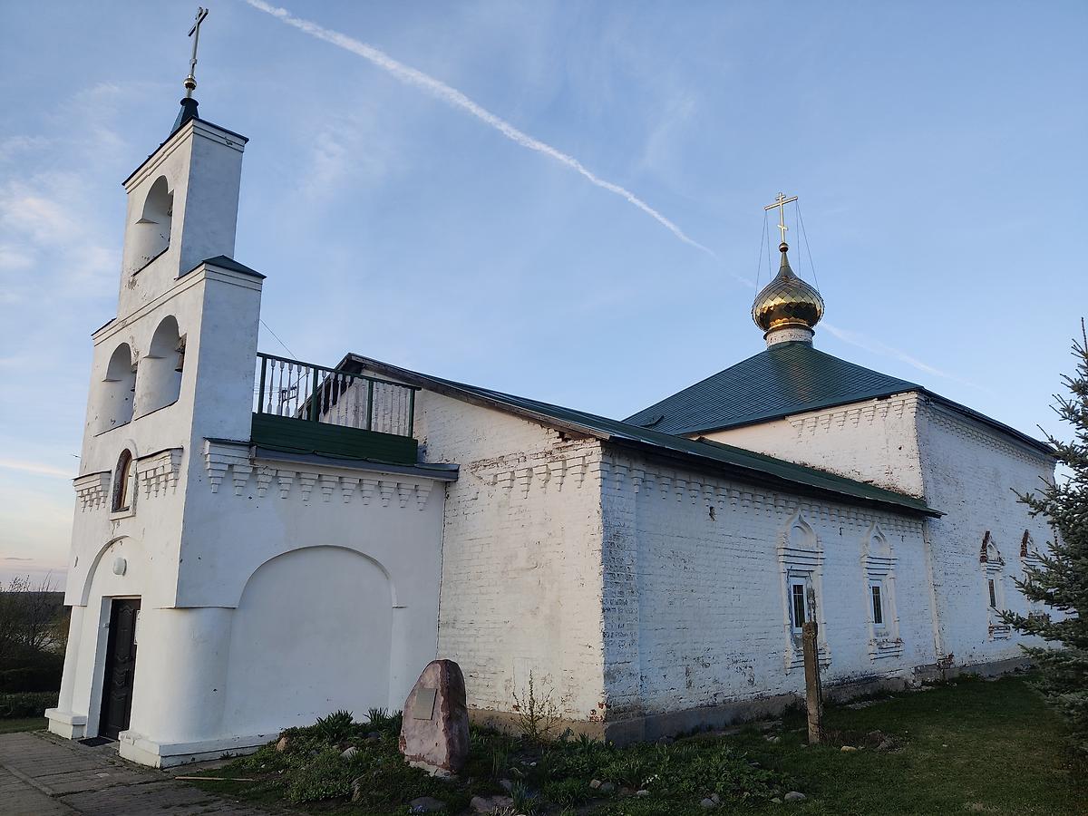 Общий вид с Юго-Запада., фасады. Макариев Решемский монастырь. Церковь Николая Чудотворца, Решма (Кинешемский район, Ивановская область)