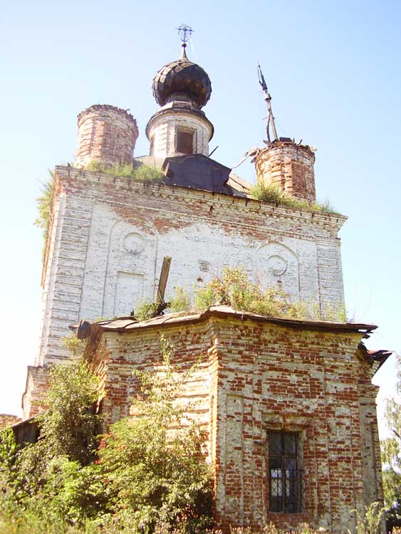 Церковь Казанской иконы Божией Матери, Новленское (Юрьевецкий район, Ивановская область). фасады