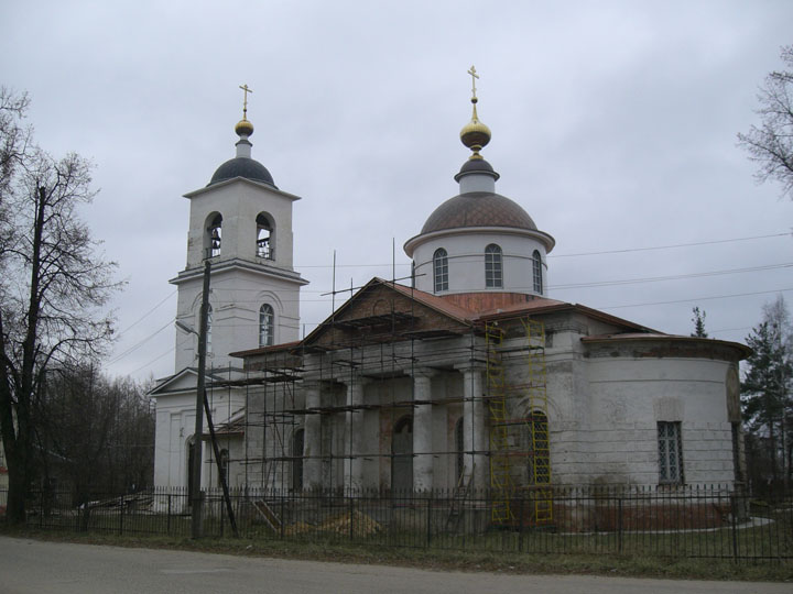 Новоникольское. Церковь Вознесения Господня (Николая Чудотворца). фасады