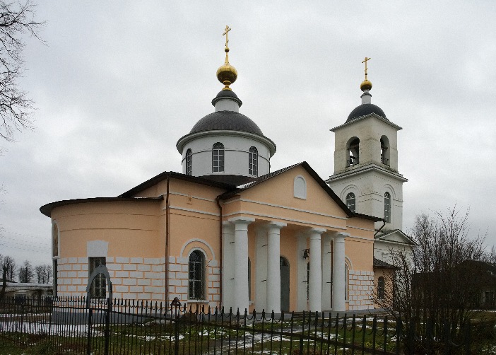 Новоникольское. Церковь Вознесения Господня (Николая Чудотворца). фасады