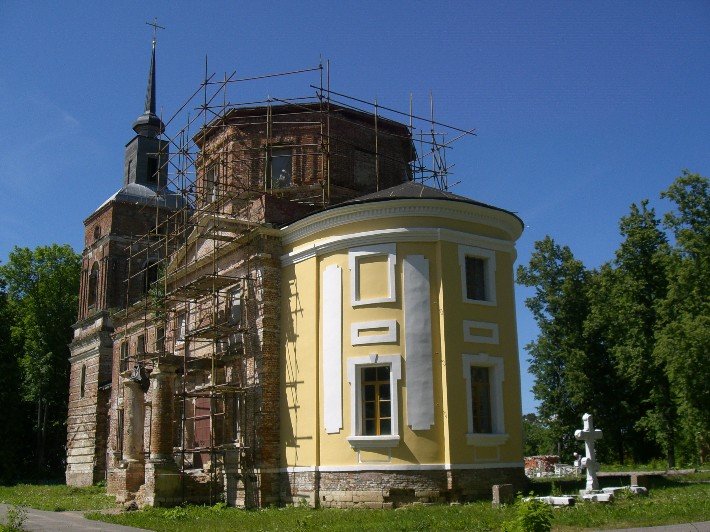 Церковь Николая Чудотворца, Подьячево (Дмитровский городской округ, Московская область). фасады, Никольская церковь в с.Подьячево