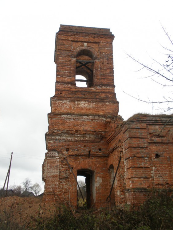 Церковь Троицы Живоначальной, Георгиевское (Калуга, город, Калужская область). фасады, Колокольня, вид с юга