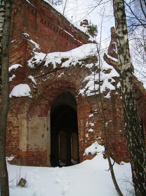 Церковь Вознесения Господня, Большая Каменка (Калуга, город, Калужская область). архитектурные детали, Фрагмент  северного  фасада