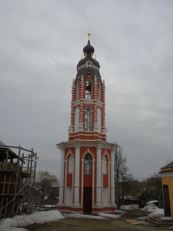 Грабцево. Церковь Успения Пресвятой Богородицы. фасады, Колокольня, вид с юга