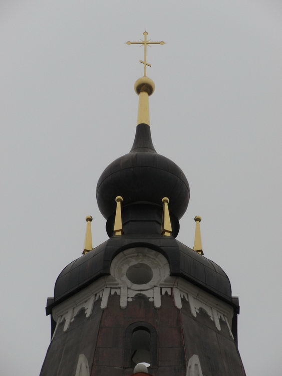 Церковь Успения Пресвятой Богородицы, Грабцево (Ферзиковский район, Калужская область). архитектурные детали, Завершение колокольни храма