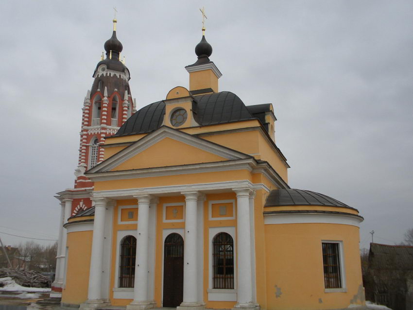 Грабцево. Церковь Николая Чудотворца. фасады, Вид с юга