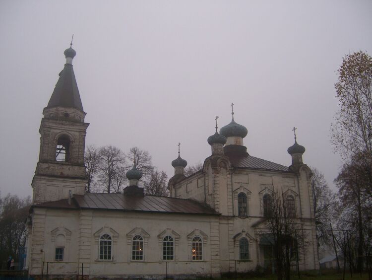 Церковь Рождества Христова, Сосновец (Родниковский район, Ивановская область). общий вид в ландшафте