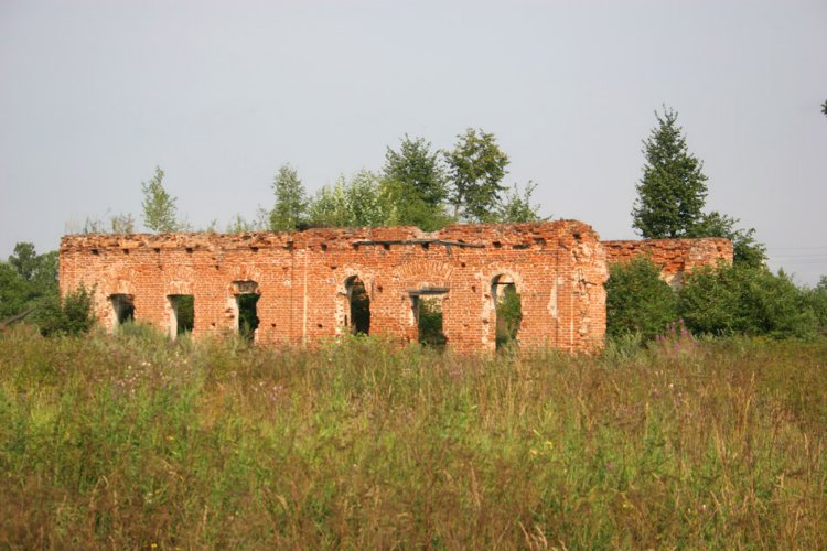 Горное. Церковь Сергия Радонежского. фасады