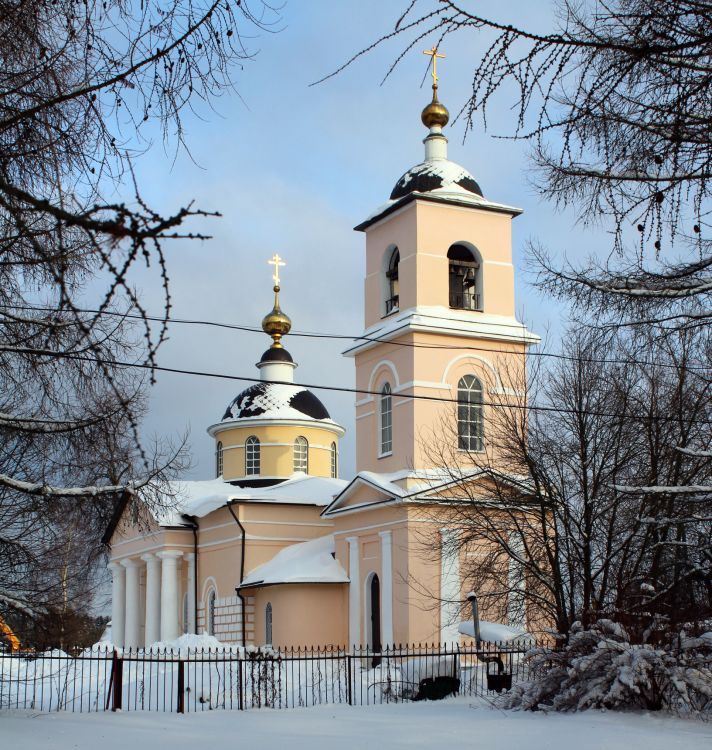 Новоникольское. Церковь Вознесения Господня (Николая Чудотворца). фасады