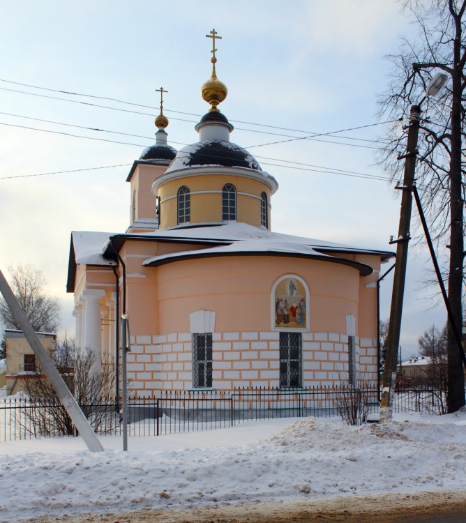 Новоникольское. Церковь Вознесения Господня (Николая Чудотворца). фасады