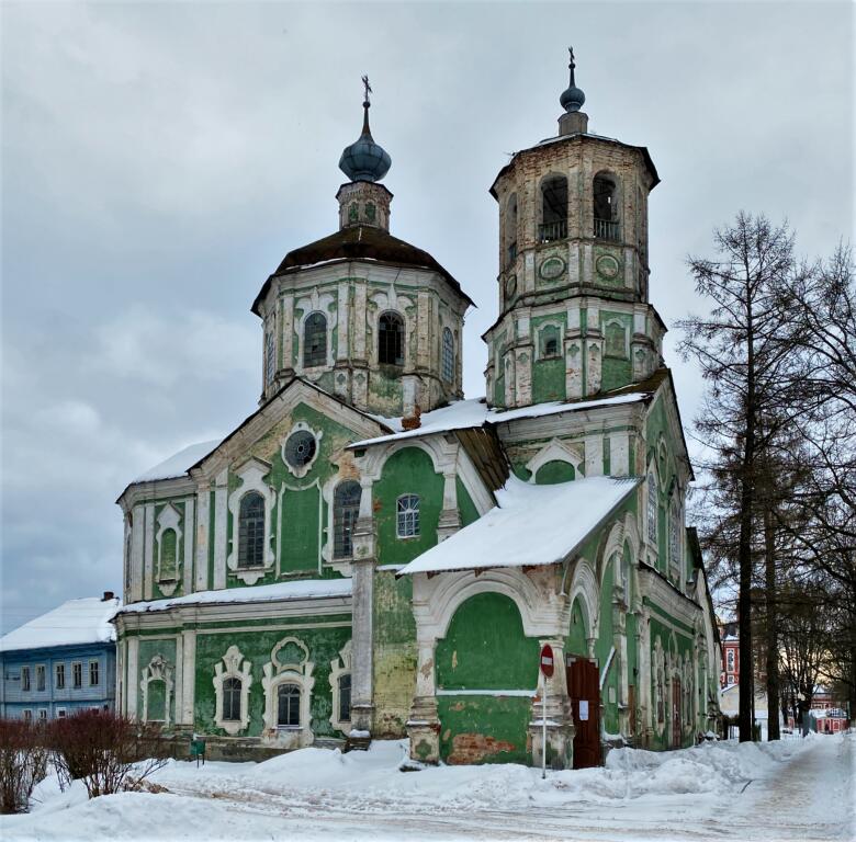 Церковь Богоявления Господня, Торопец (Торопецкий район, Тверская область). фасады, Вид с северо-запада