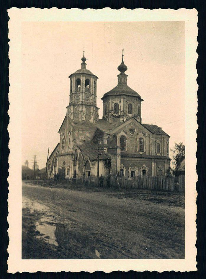 Церковь Богоявления Господня, Торопец (Торопецкий район, Тверская область). архивная фотография, Вид с юго-запада. Фото 1941 г. с аукциона e-bay.de