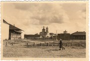 Церковь Богоявления Господня, Храм в ландшафте города. Фото 1941 г. с аукциона e-bay.de<br>, Торопец, Торопецкий район, Тверская область